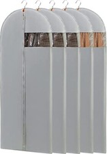 Dress Bags for Gowns Long 65'' Garment Bags for Hanging Clothes Dress Garment...