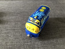 Chuggington Wooden Railway WATER SPLASHED BREWSTER - Works w/ Thomas, Brio - GUC