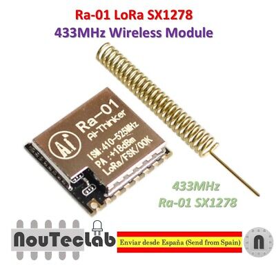 Ra-01 LoRa SX1278 433MHz Ra01 Wireless Spread Spectrum Transmission Socket Ra-01 LoRa SX1278 433MHz Ra01 Wireless Spread Spectrum Transmission Socket