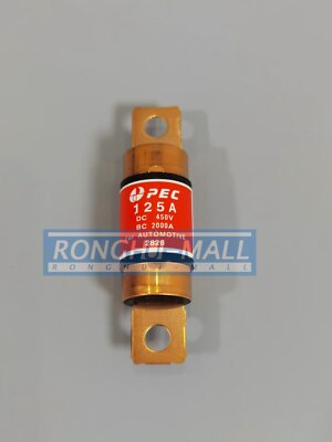 1PCS New For PEC 125A Energy High Voltage Automotive Fuse DC450V BC2000A