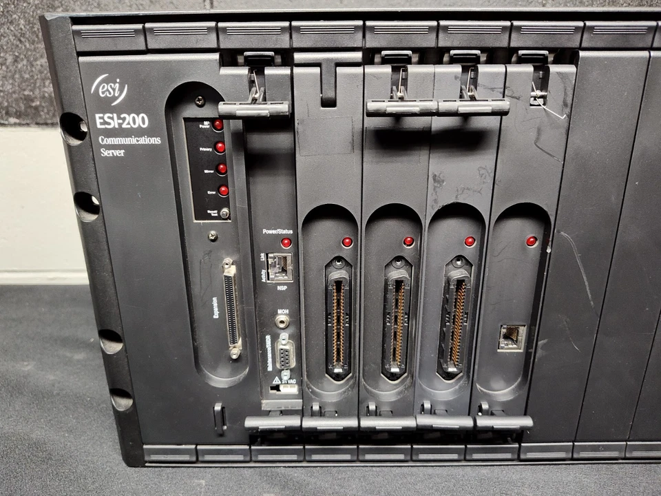 ESI Communications Server ESI-200 w/G2 HS 612 Cards & 48 KEY FD DFP Phones - Image 2 of 4