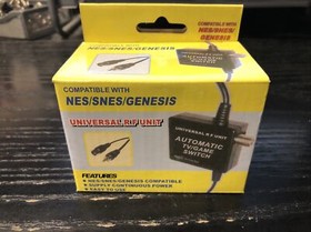Universal RF Unit For Super Nintendo Genesis One (NES/SNES/GEN1) New