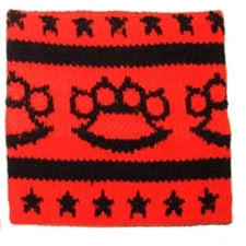 Cloth Wristband-Brass Knuckles-Stars-Sourpuss Clothing-Licensed New