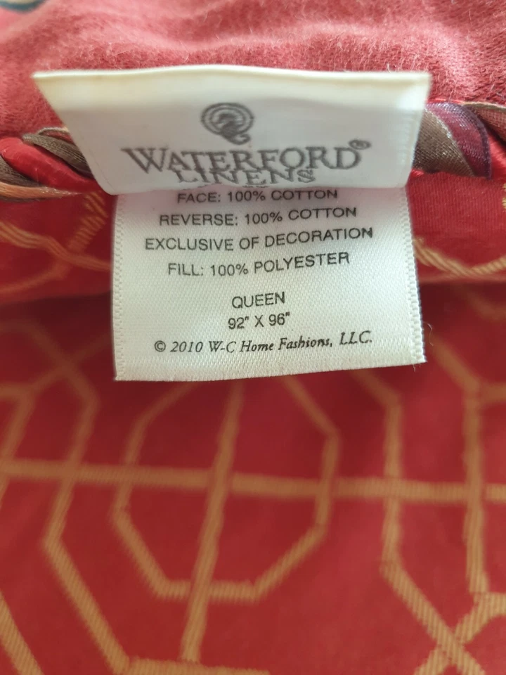 Waterford Linens Reversible Bedspread /Throw - Queen Size - Image 4 of 4