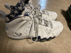 Nike Barkley Posite Max Premium QS USA White Metallic Blue 588527 100 Sz 11 CB 888407588440 | eBay