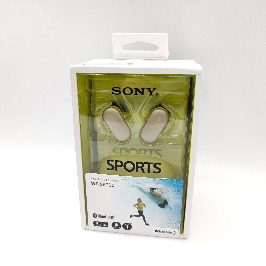 SONY completely wireless earphone WF-SP900 4GB Memory built-in Yellow Bluetooth