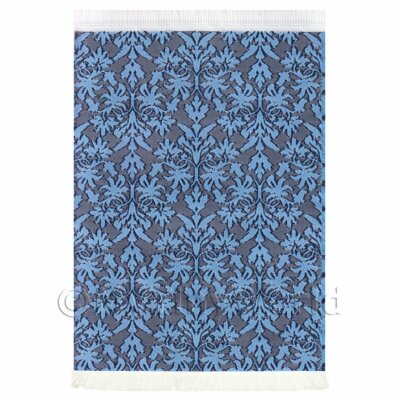 Puppenstube Art Deco kleiner rechteckiger Teppich / Rug 