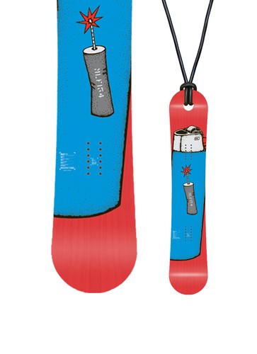 DC Snowboards MLF 12/13 MINIBOARD NEW + varios envases de regalo MBX_27 - Imagen 1 de 31