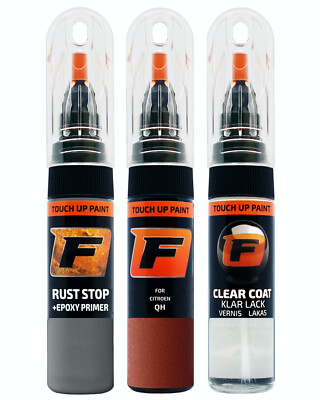 für CITROEN QH ROUGE TOURMALINE LACKSTIFT Reparatur Set Autolack Kratzer