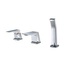 ALFI brand AB2464 1.5 GPM Deck Mounted Tub Filler - Chrome