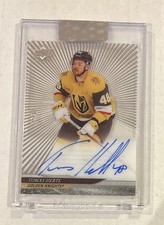 2024 UPPER DECK CLEAR CUT #CC-TH TOMAS HERTL OUTBURST AUTO /25 ACETATE 1/1