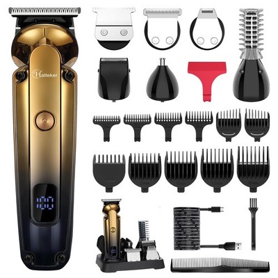 Hatteker Men's Beard Trimmer Kit Electric Razor Shaver Professional Hair Clip...