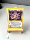 Pokemon Team Rockets Meowth 18 Black Star Promo Rare Card WOTC Vintage 1999