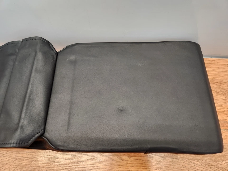 ✅ 00-06 OEM BMW E53 X5 Asiento Trasero Centro Apoyabrazos Cuero Negro Foto 3 de 4