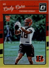 2016 Donruss Optic Red and Yellow #110 Cody Core - FB