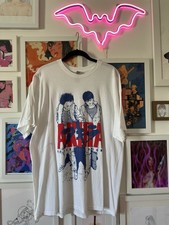 Akira Anime T Shirt Retro Vintage Style Otomo Manga White XL