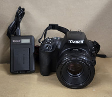 Canon EOS 200D w/50mm 1:1.8 STM Lens, 1x Battery & Charger - FREEPOST