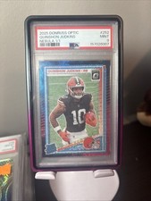 2025 Donruss Optic Quinshon Judkins Rated Rookie Nebula 1/1 PSA 9🔥