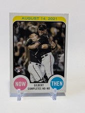 2022 Topps Heritage Gilbert Completes No-No NAT-2 Now and Then - FREE SHIPPING