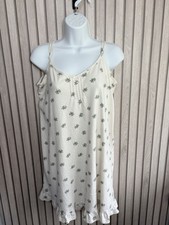 M&S Day Dreams Duvet Days Nightdress UK Large Palm Print Cami Nightie Sleepwear