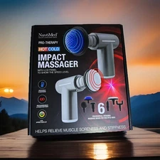 NuvoMed RX Pro 6 Message Heads Hot/Cold Pro-Therapy Impact Massager