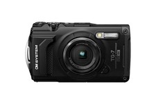 Olympus OM SYSTEM Tough TG-7 Black Digital Camera Waterproof Shockproof