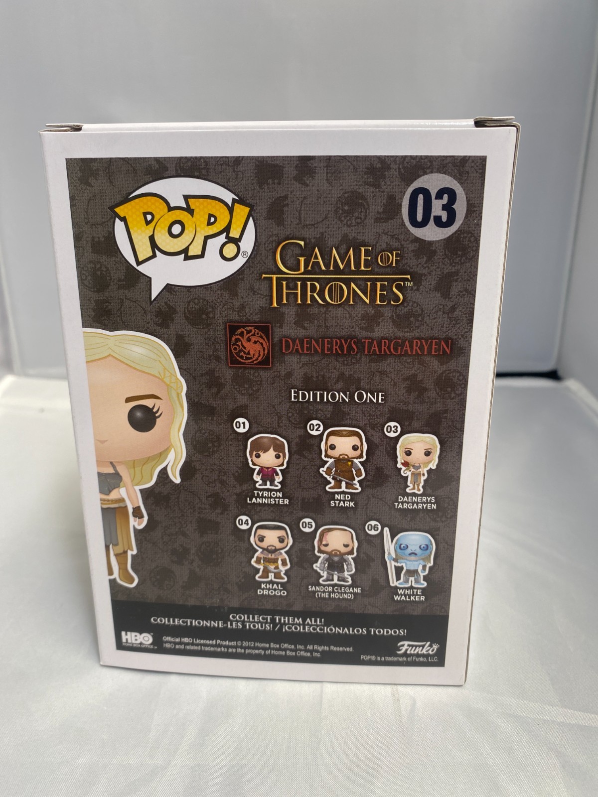 Funko Pop Game of Thrones Daenerys Targaryen #03 Edition One HBO NIB