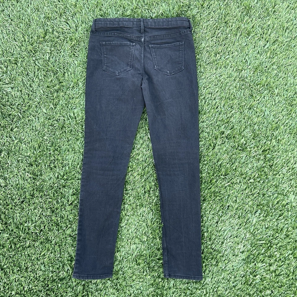 Pantalones de mezclilla H&M ajustados para niños EE. UU. 11-12Y negros elásticos cintura ajustable Foto 4 de 4