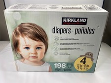 Kirkland Signature Diapers, Size 4 (22-37 Pounds), ***184 Count*** READ 0.21 per diaper