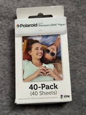 New/Sealed Polaroid Premium ZINK Photo Paper 2 x 3" - Pack of 40 Sheets