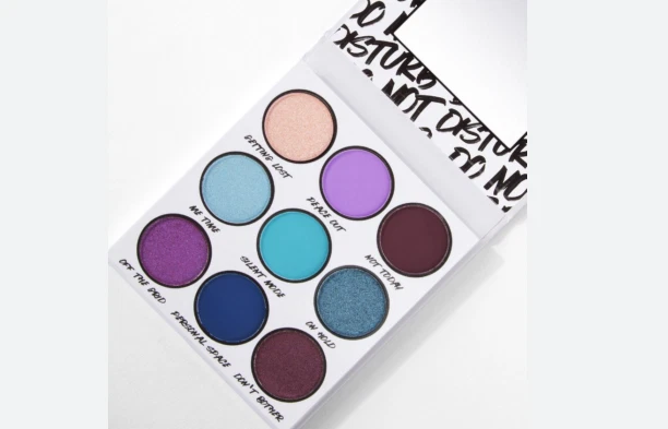 BH Cosmetics Do Not Disturb Eyeshadow Palette 9-Color Blues Purples Sealed NEW - Image 2 of 3