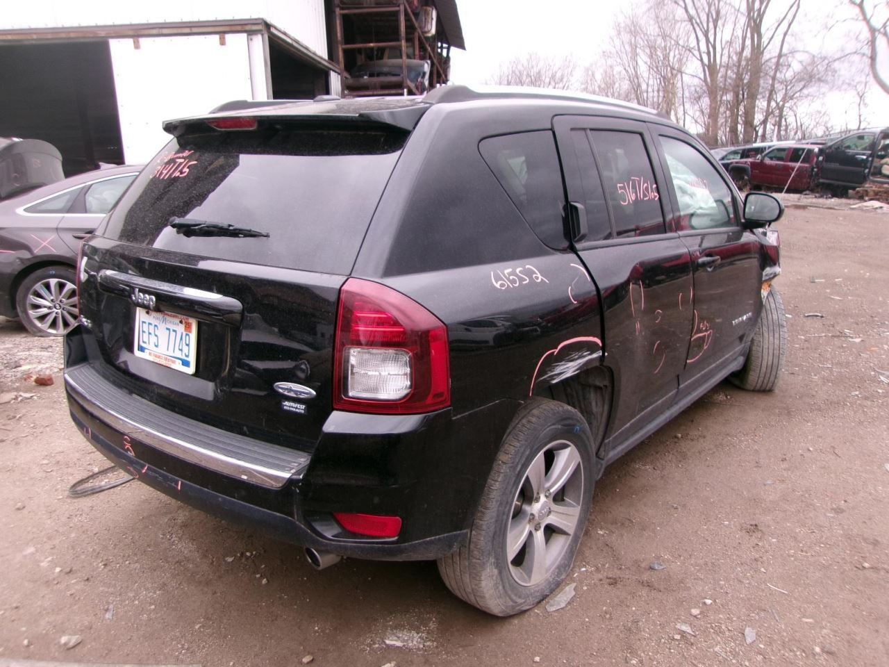 Air Cleaner Classic Style Vertical Rear Door Handle Fits 11-17 COMPASS 2069017