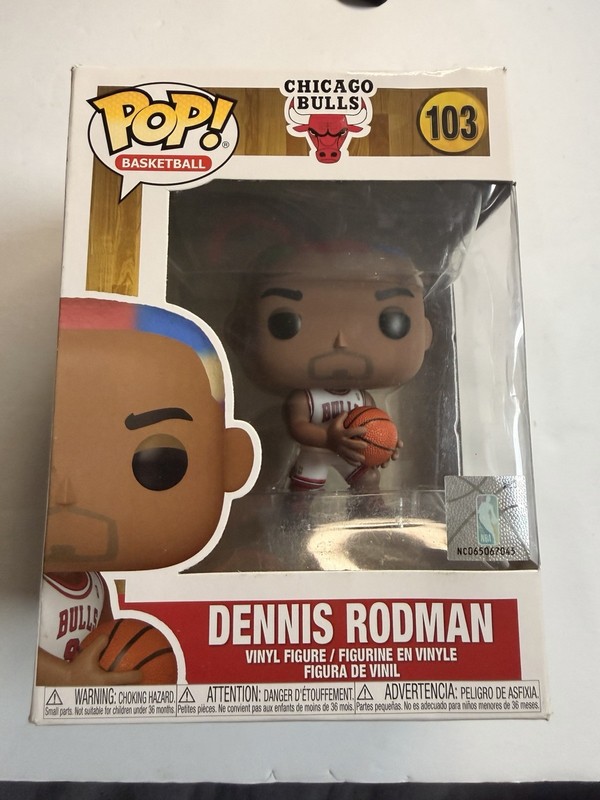 Funko Pop! NBA Legends Dennis Rodman (Bulls Home) Funko Pop Vinyl Figure #103