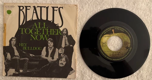 45 7" FRENCH SP THE BEATLES ALL TOGETHER NOW ODEON 04982