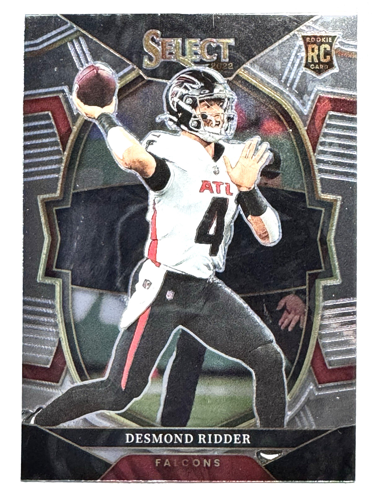 ROOKIE CARD DESMOND RIDDER Falcons 2022 Panini Select CONCOURSE LEVEL Card #36