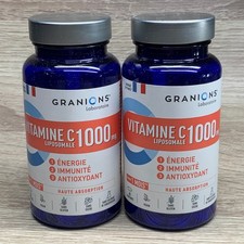 GRANIONS Vitamine C Liposomale 1000mg Lot 2 X 60 comprimés - 06/27 Energie