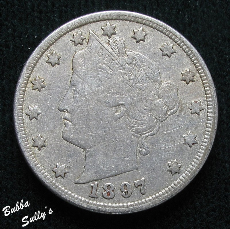 1897 Liberty Head 'V' Nickel VERY FINE
