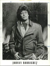 1986 Press Photo Singer Johnny Rodriguez - sap72945
