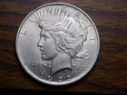 PEACE SILVER DOLLAR 1922 FROSTY UNC NICE 90% SILVER DOLLAR