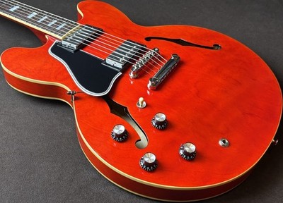 Epiphone 1962 ES-335 Reissue LH Cherry Semi-Hollow E-Gitarre
