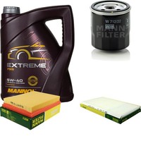 Inspektionspaket 5L Mannol Extreme 5W-40 FüR Opel Corsa B 1.4I 1.0I 12V 1.2I