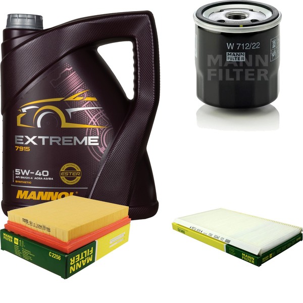 Inspektionspaket 5L Mannol Extreme 5W-40 FüR Opel Corsa B 1.4I 1.0I 12V 1.2I-image