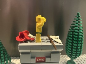 LEGO Minifigure pi068 Islander King Kahuka - Sets 6236 6262 6256 6278 Genuine
