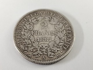 France 2 Francs 1887 A Cérès Départ à 1 00 €!