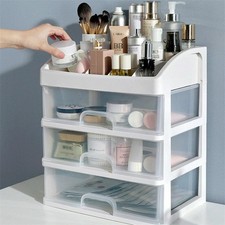 Large Capacity Beauty Box Make Up Storage Drawers Cosmetic Organizer Grid Holder