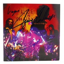 Layne Staley Jerry Cantrell Mike Inez Sean Kinney SIGNED ALICE IN CHAINS UNPLUGG