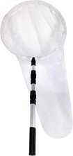 RESTCLOUD Large Insect and Butterfly Net with 14" Ring, 36" Handle, White