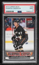 2013-14 Upper Deck Young Guns Hampus Lindholm #499 PSA 9 MINT 8sr