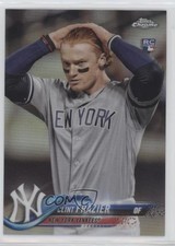 2018 Topps Chrome Image Variation SP Base Refractor (Capless) Clint Frazier h3a