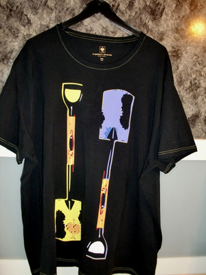 Engelbert Strauss, art of work, Herren T-Shirt, Gr. 3XL, XXXL, großer Frontprint